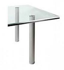 Get metal table bottom delivered to your door. 28 Glass Leg Single Glass28 Leg
