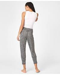 Sweaty Betty Gary Cropped Yoga Pants In Black Marl A Black Lyst