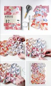 Things I Ve Made From Things I Ve Pinned Diy 3 D Origami Wall Art Origami Wall Art Origami Decoration Diy Origami