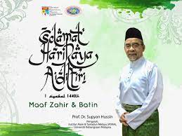 You are on page 1of 3. Selamat Hari Raya Maaf Zahir Dan Batin Tulus Ikhlas Pengarah Atma Institut Alam Dan Tamadun Melayu