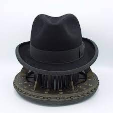 the homburg wool or fur felt custom handmade etsy homburg hats hats for men