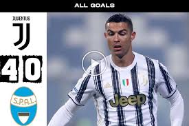 5:00pm, saturday 22nd february 2020. Video Juventus Vs Spal 4 0 All Goals 2021 Hd Coppa Italia