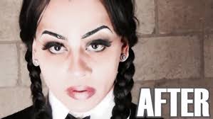 SHOCKING!!! Boy to Girl Transformation: Wednesday Addams Makeup DRAG!