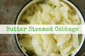 Buttered Cabbage Recipe Steamed Cabbage Cooked Cabbage Recipes Buttered Cabbage