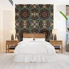 Here are 65 options to dress your walls in sophisticated style! Cdmx Night Kaleidoscope Wallpaper By Ri Anderson Seen At Creator S Studio San Miguel De Allende Wescover