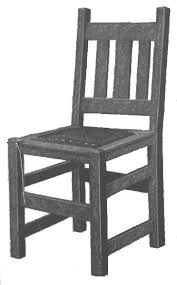 The amish vintage mission dining chair displays classic mission style. The Project Gutenberg Ebook Of Mission Furniture How To Make It Part I By H H Windsor