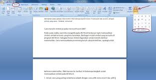 Cara Menulis Simbol Di Ms Word 2007 Belajar Microsoft Word