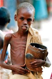 News came of the famine, and there were pictures of emaciated children on the tv.• Finance Development December 2011 Preventing Famine