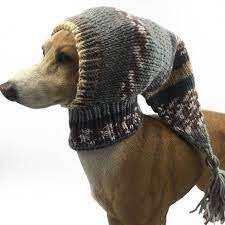 Grey Greyhound Snood Dog Hat Italian Greyhound Hat Dog Clothes Dog Clothing Pet Hat Lurcher Galgo Whippet Dog Snood Dog Snood Dog Hat Whippet