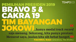 Beda Tim Purnawirawan Tni Bravo 5 Dan Cakra 19 Di Kubu Jokowi Nasional Tempo Co