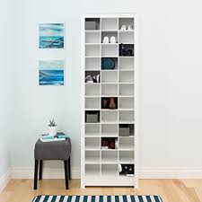 Neatly store your shoes in an organized manner with theses winda shoe cabinets. Amazon Com Prepac Shoe Storage Cabinet 36 Pair Rack White Furniture Decor