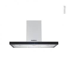 Hotte De Cuisine Aspirante Box 90cm Inox Verre Rosieres Rhp90tx Oskab