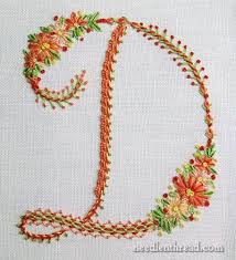 The first step is learning how to get the word or letter you want to hand embroider onto your fabric. D Is For Doing Ribbon Embroidery Silk Ribbon Embroidery Embroidery Monogram