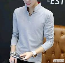 Product Name Cotton Solid T Shirt Details Description It Has 1 Piece Of Mens T Shirt Material Cotton Size Ch In 2020 Mens Tshirts Long Sleeve Tshirt Men Shirts