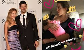 Novak djokovic's wife jelena would choose her happiness over the public's insatiable appetite for information any day of the week. Novak Djokovic S Wife Shares Photo Of Daughter Tara Daily Mail Online