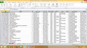 Untuk versi microsoft excel yang lain menyesuaikan. Cara Membuat Aplikasi Data Penduduk Dengan Excel Sumber Berbagi Data