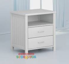 Buy small & mirrored designs. Quincy Bedside Table White 2 Drawer Bedside Side Table Awesome Beds 4 Kids