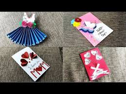 For one, they're great for your child to artistically make a statement for mom. Diy 4 Easy Mother S Day Card Idea Easy And Beautiful Card For Mother S Day Birthday Cards Youtube