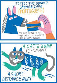 Infographic Idioms Of The World Designtaxi Com Idioms Fun Illustration Illustration