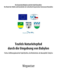 Hospůdka u psůtků (5 km). Teufels Naturlehrpfad Durch Die Umgebung Von Babylon Wegweiser