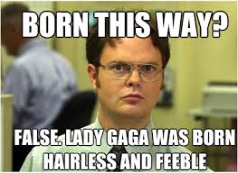 Dwight Theoffice Ladygaga Joke Just For Laughs Laugh Make Me Laugh
