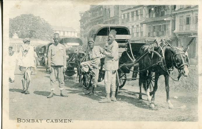 India Bombay Cabmen Horse Cart