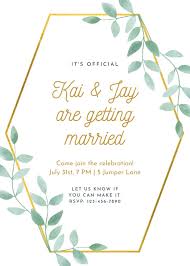 Add your own images, fonts and colors to make easy, beautiful diy wedding invitations. Wedding Invitation Templates To Customize For Free Canva