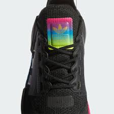 New in box adidas originals nmd r1 women's sz 7 black/pink running shoes ef4272. Adidas Nmd R1 V2 Herren Schwarz Blau Gelb Tokyo Schuhe Sport Trainer Alle Grossen Eur 197 27 Picclick De