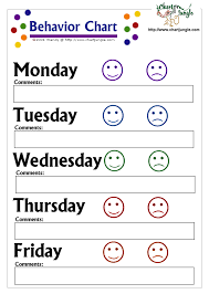 Kindergarten Behavior Chart Printable Www