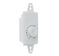 Wall Mounted 0-10V Variable Dial Speed Controller For ECMF Series Fans.  Fits Standard Electrical Boxes and Light Switch Plate Covers.