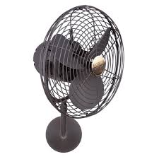 Matthews Gerbar Michelle Parede 13 In Indoor Bronze Ceiling Fan With Wall Control Wall Fans Bronze Ceiling Fan Wall Mounted Fan