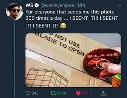An element of a culture or system of behavior that may be considered to be passed. Wesley Snipes On This Classic Blade Meme Yeah Wesley Snipes Memes Blade Wesley Snipes