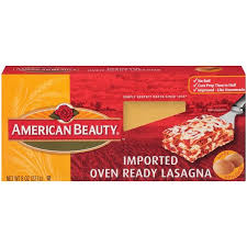 American Beauty Imported Oven Ready Lasagna 8 Oz From Fred Meyer Instacart Oven Ready Lasagna American Beauty Lasagna Recipe Lasagna