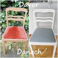 Diy Alter Stuhl In Neuem Look Smillas Wohngefuhl Alter Stuhl Stuhl Neu Gestalten Stuhle Neu Beziehen