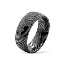 The Valyrian Damascus Steel Wedding Band Steel Wedding Bands Unusual Wedding Rings