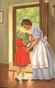 The Wolf That Fell In Love With Little Red Riding Hood Lyrics English Little Red Riding Hood Keep To The Path Warns Her Mother Illustration Rotkappchen Deutsche Marchen