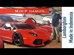 Lamborghini Buatan Indonesia Youtube