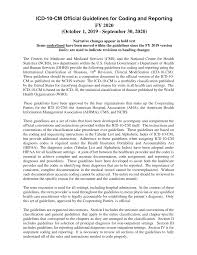 Https Www Cdc Gov Nchs Data Icd 10cmguidelines Fy2020 Final Pdf