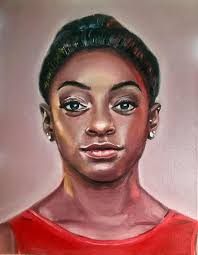 Simone Biles. 11" x 14"
