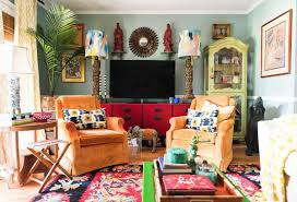 A Home Bursting With Color Pattern Love In Greenville Sc Design Sponge Home Decor Interior Home