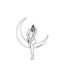 Black Girl With Curly Hair In 2020 Aesthetic Drawing Line Art Drawings Drawings For Boyfriend