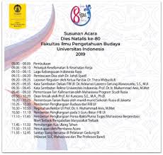 Fib Ui Rayakan Dies Natalis Ke 80 Dengan Tema Membangun Konektivitas Budaya Di Era Digital Rapat persiapan pensi menyambut dies natalis universitas. fib ui rayakan dies natalis ke 80