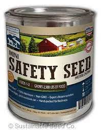 Mini Safety Seed In A Can Heirloom Seeds Seeds Survival Seeds