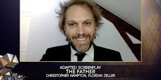 Florian zeller, speaking remotely from paris, holds the oscar he won for best adapted screenplay (the father). Two Baftas For The Father By Florian Zeller In My Heart I Am English Teller Report
