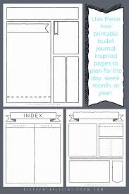 bullet journal printables bullet