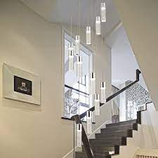 Modern ceiling light 15w 20w 30w 50w led panel lamp flush mount fixture 220v b9. Modern Led Chandelier Nordic Living Room Pendant Lamp Fixtures Staircase Lighting Loft Long Hanging Lights For High Ceilings Pendant Lights Aliexpress