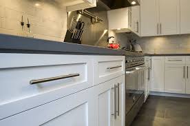 Image Result For White Shaker Modern Kitchen Stainless Bar Handles Modern Kitchen Cabinet Handles Upper Kitchen Cabinets Modern Kitchen Cabinets