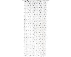 Schlaufenschal vorhang gardine gardinenschal schlaufen blumen pfingstrosen l/p. Schlaufenschal Mit Kreuzschlaufen Stars Schwarz Weiss 140x255 Cm Bei Hornbach Kaufen