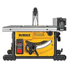 Dewalt 8 1 4 In Compact Jobsite Tablesaw In 2020 Portable Table Saw Jobsite Table Saw Table Saw