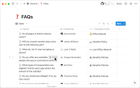 Notion database relation